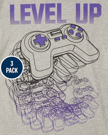 Boys Gamer Graphic Tee 3-Pack