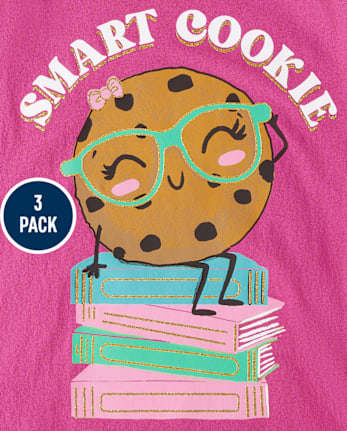 Girls School Graphic Tee 3-Pack