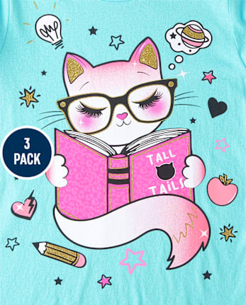 Girls School Graphic Tee 3-Pack