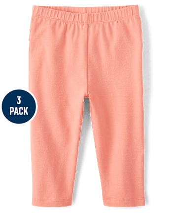 Lot de 3 leggings à volants licorne pour bébé fille