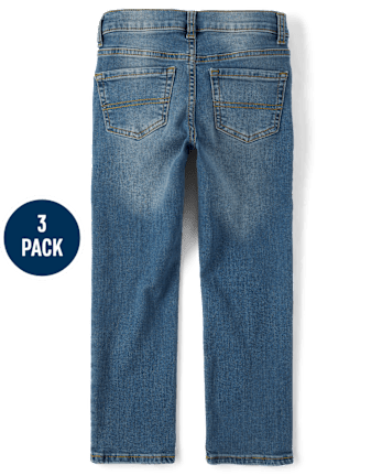 Lot de 3 jeans droits pour garçon