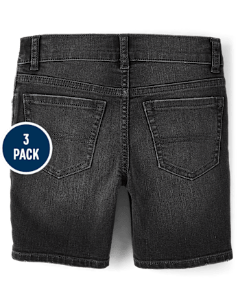 Jeans para niño / Shorts Mezclilla, paquete de 3 - MULTI CLR