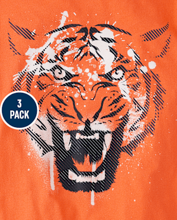 Boys Animal Graphic Tee 3-Pack