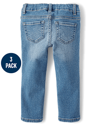 Toddler Girls Skinny Jeans 3-Pack