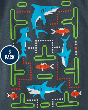 Boys Gamer Graphic Tee 3-Pack