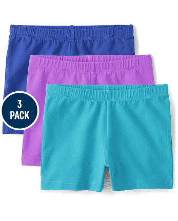 Girls Cartwheel Shorts 3-Pack