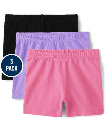 Girls Cartwheel Shorts 3-Pack
