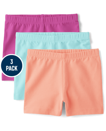 Girls Cartwheel Shorts 3-Pack