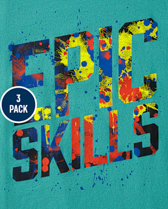 Boys Extreme Sport Graphic Tee 3-Pack