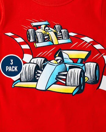 Baby And Toddler Boys Vehicle Graphic Tee 3-Pack