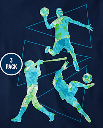 Boys Graphic Tee 3-Pack