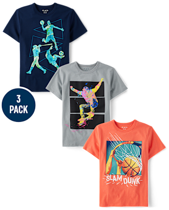 Boys Graphic Tee 3-Pack