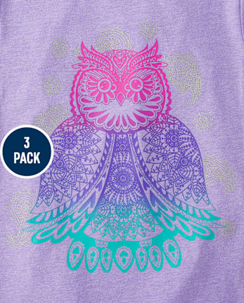 Niña Positive Camisetas estampadas 3-Pack