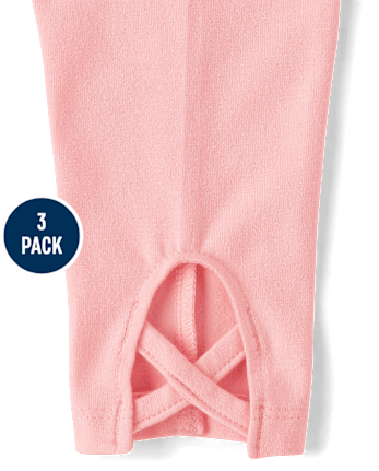 Toddler Girls Ballerina Leggings 3-Pack