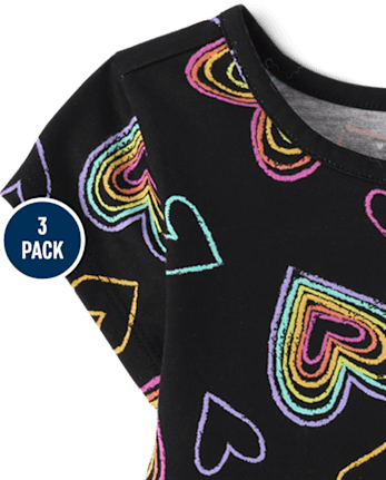 Toddler Girls Print Everyday Dress 3-Pack