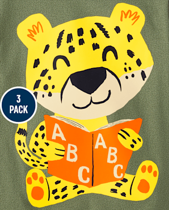 Baby And Niños pequeños Boys Education Camisetas estampadas 2-Pack