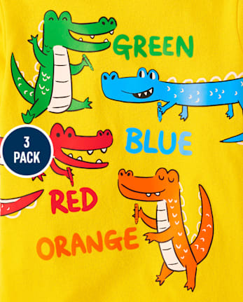 Baby And Niños pequeños Boys Education Camisetas estampadas 2-Pack