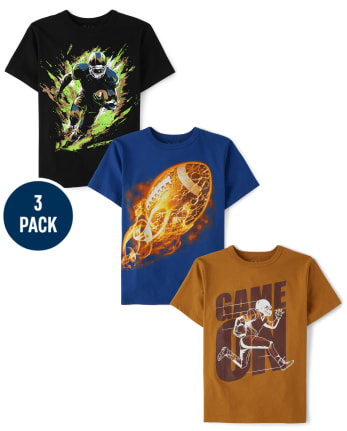 Boys Sports Graphic Tee 3-Pack