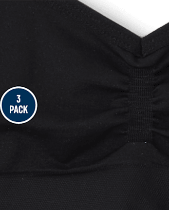 Girls Seamless Bralette 3-Pack