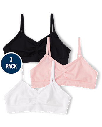 Girls Seamless Bralette 3-Pack