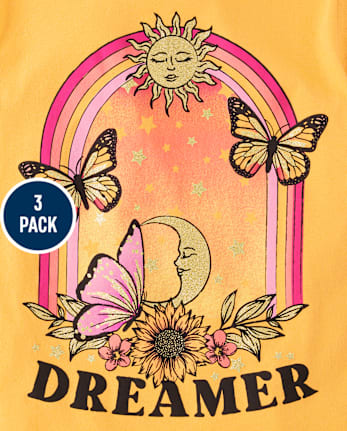 Girls Graphic Tee 3-Pack