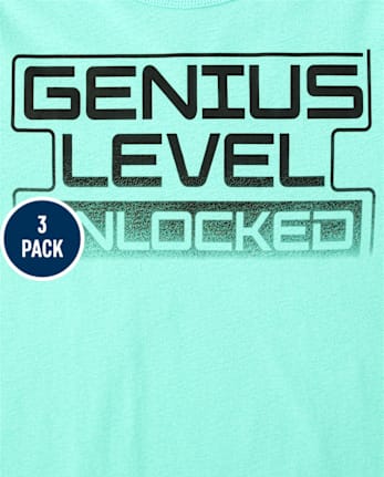 Boys School Graphic Tee 3-Pack - MULTI CLR
