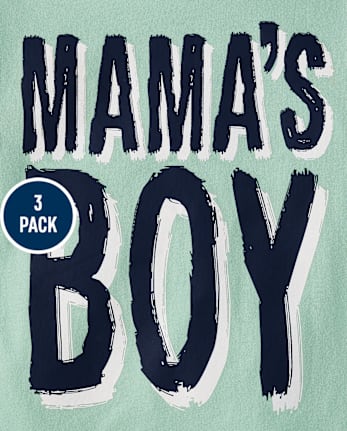 Baby And Toddler Boys Family Graphic Tee 3-Pack - MULTI CLR