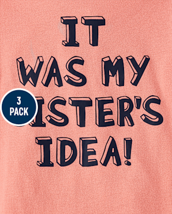 Baby And Toddler Boys Family Graphic Tee 3-Pack - MULTI CLR