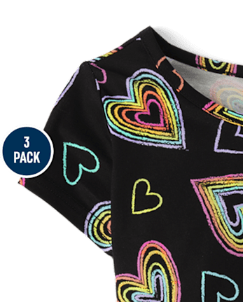 Girls Print Everyday Dress 3-Pack