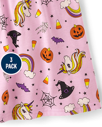 Girls Print Everyday Dress 3-Pack