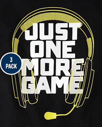 Boys Gamer Graphic Tee 3-Pack