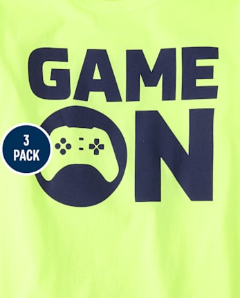 Boys Gamer Graphic Tee 3-Pack