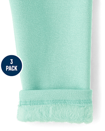 Toddler Girls Cozy Leggings 3-Pack