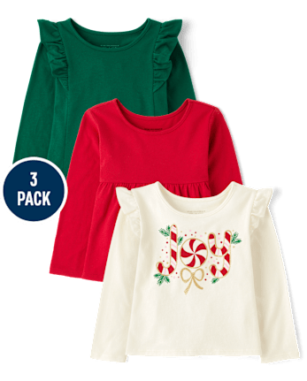 Bébé Et tout-petit, fille Joy Top 3-Pack