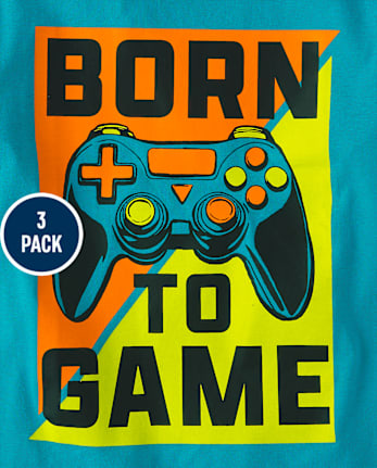 Boys Gamer Graphic Tee 3-Pack
