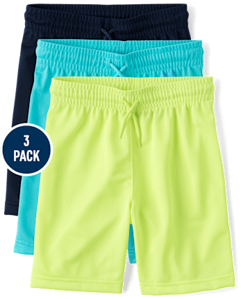 Boys Basketball Shorts 3-Pack