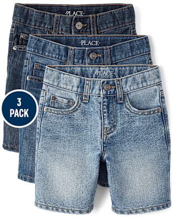 Non stretch denim shorts 2025