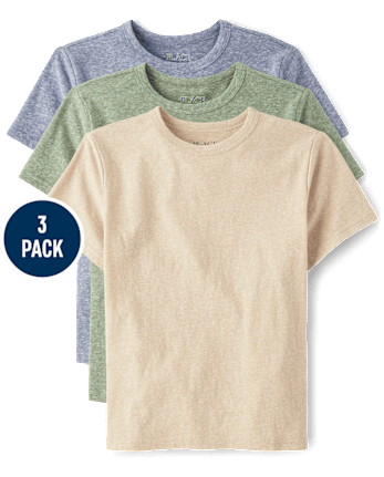 Boys Marled Top 3-Pack