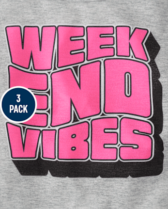 Girls Weekend Vibes 3-Piece Pajama Set