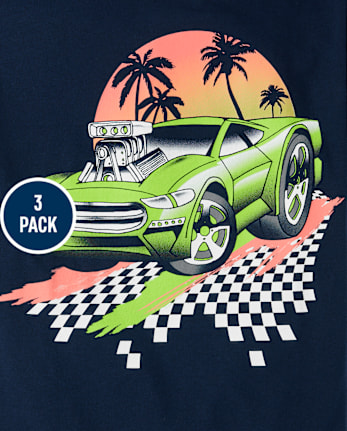 Boys Vehicle Graphic Tee 3-Pack