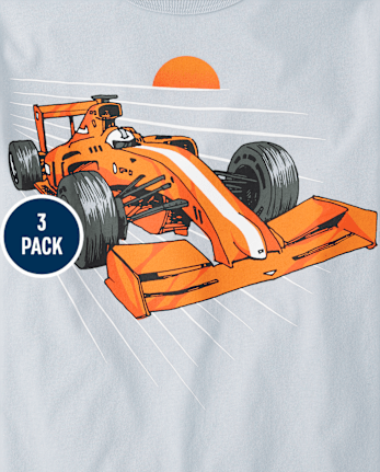 Boys Vehicle Graphic Tee 3-Pack