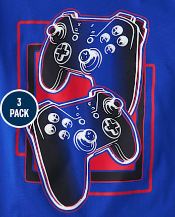 Boys Gamer Graphic Tee 3-Pack