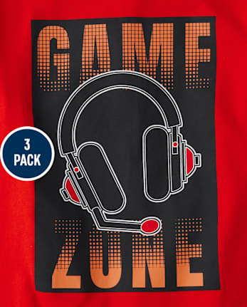 Boys Gamer Graphic Tee 3-Pack