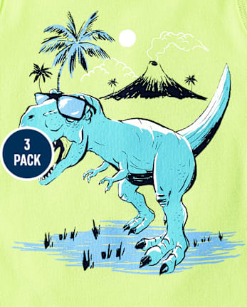 Baby And Toddler Boys Print Tank Top 3-Pack