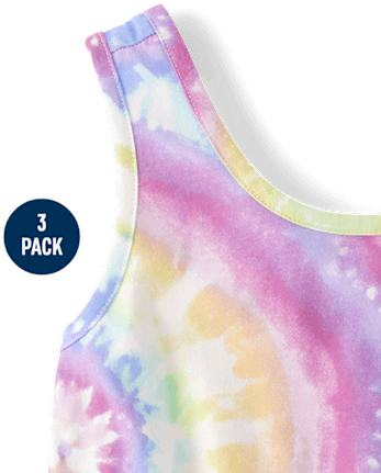 Lot de 3 barboteuses imprimées pour filles