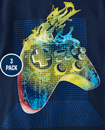 Boys Gamer Graphic Tee 3-Pack