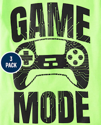 Boys Gamer Graphic Tee 3-Pack