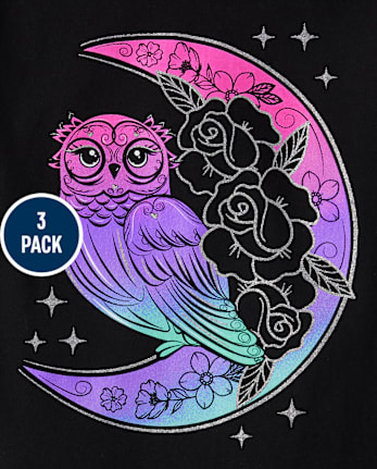 Girls Positivity Graphic Tee 3-Pack