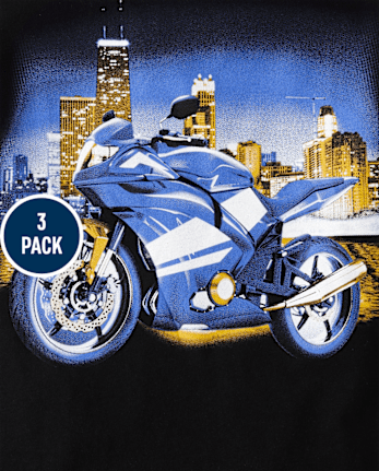 Lot de 3 t-shirts graphiques pour garçons