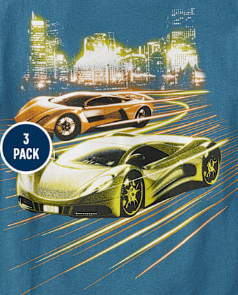 Lot de 3 t-shirts graphiques pour garçons